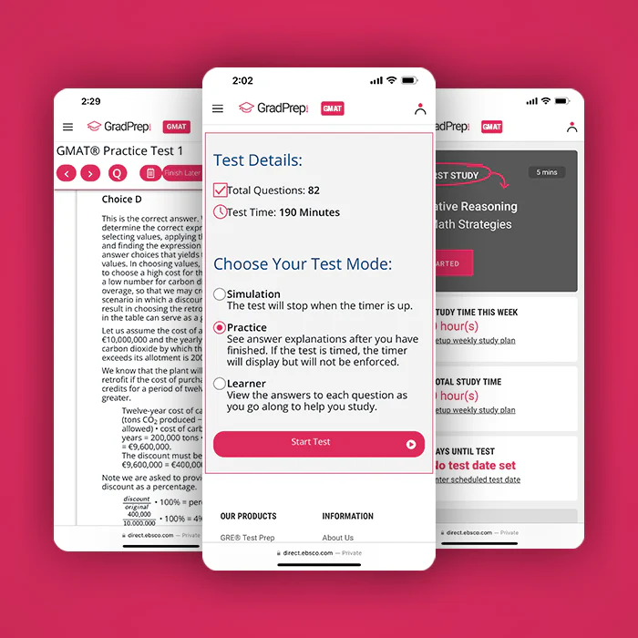 Copy of GMAT Mini Test - NO CC
